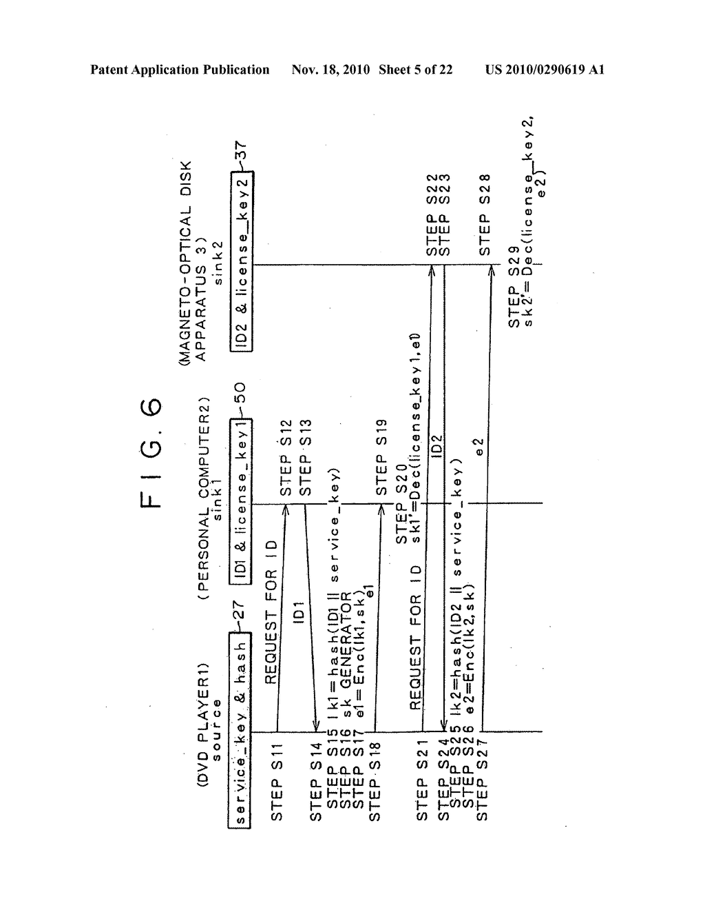 ENCIPHERING APPARATUS AND METHOD, DECIPHERING APPARATUS AND METHOD AS WELL AS INFORMATION PROCESSING APPARATUS AND METHOD - diagram, schematic, and image 06