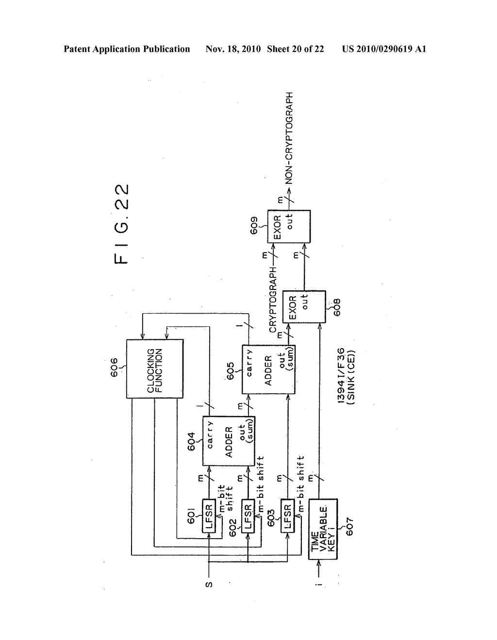 ENCIPHERING APPARATUS AND METHOD, DECIPHERING APPARATUS AND METHOD AS WELL AS INFORMATION PROCESSING APPARATUS AND METHOD - diagram, schematic, and image 21