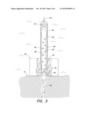 ANCHORING SYSTEM FOR ANCHORING A BASE THAT SUPPORTS A WIND TURBINE diagram and image