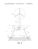 ANCHORING SYSTEM FOR ANCHORING A BASE THAT SUPPORTS A WIND TURBINE diagram and image