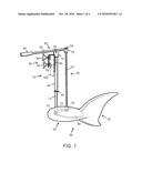  WATERCRAFT PROPULSION DEVICE INCLUDING A LINKAGE AND A HORIZONTAL PROPULSION FIN diagram and image