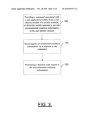 METHOD AND APPARATUS FOR PROVIDING A CARD APPLICATION TOOLKIT COMMAND FOR REPORTING TERMINAL ENVIRONMENTAL INFORMATION diagram and image