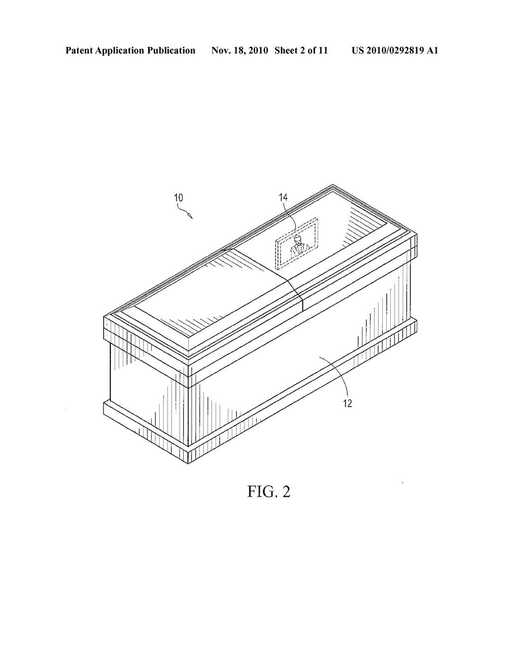 APPARATUS AND METHOD FOR GENERATING POST-BURIAL AUDIO COMMUNICATIONS IN ASSOCIATION WITH BURIAL CASKET - diagram, schematic, and image 03