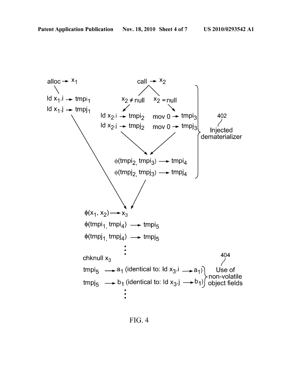 SYSTEM AND METHOD FOR USING PARTIAL SOFTWARE OBJECT DEMATERIALIZATION IN A VIRTUAL MACHINE - diagram, schematic, and image 05