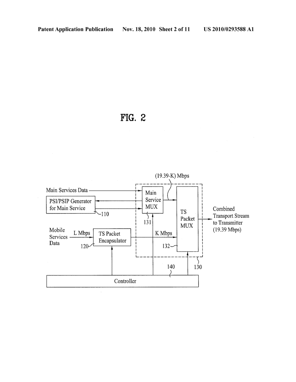 DIGITAL BROADCASTING SYSTEM AND METHOD OF PROCESSING DATA - diagram, schematic, and image 03