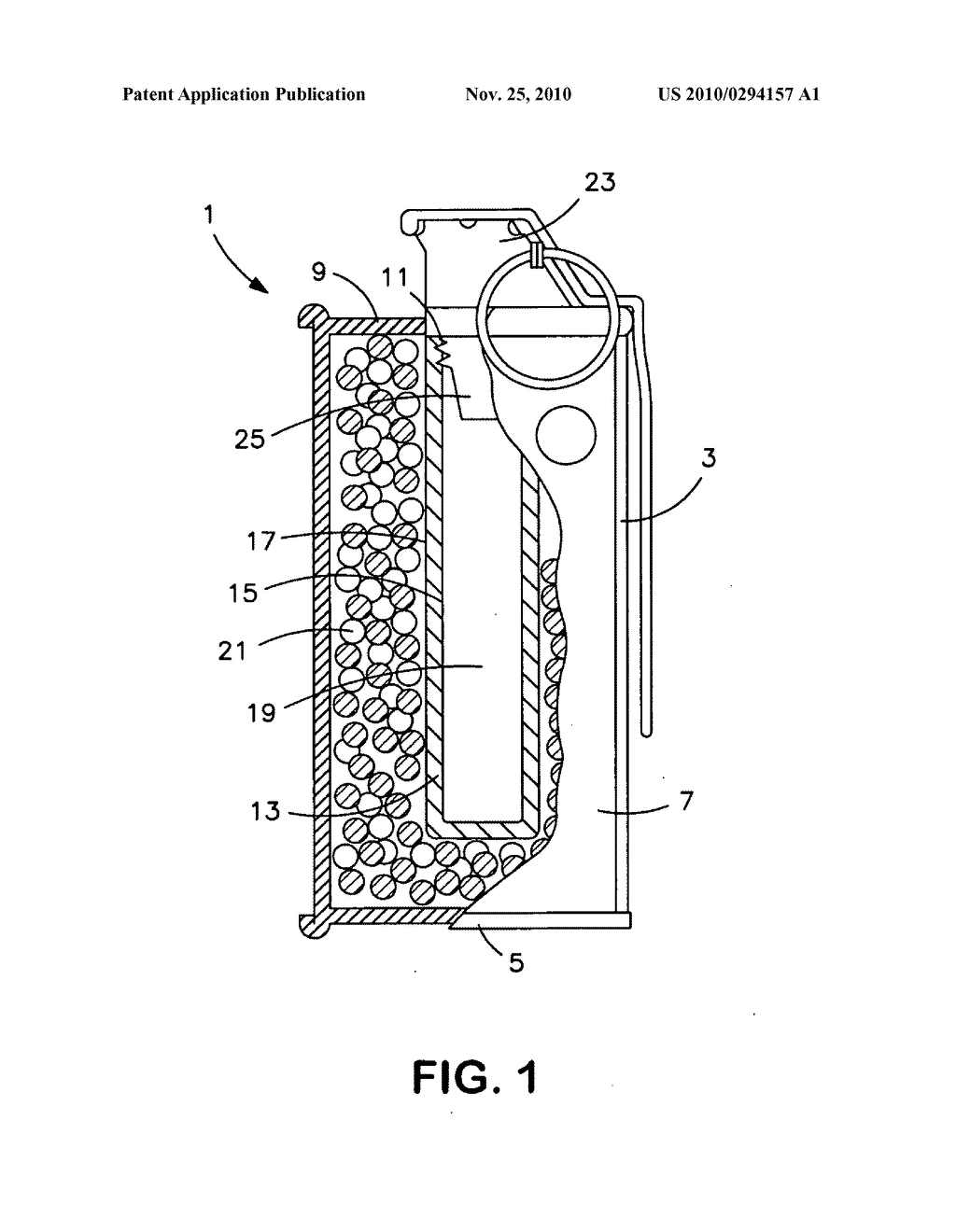 Self Contained Non Toxic Obscurant Grenade And Self-Contained Aerosol Dispersing Grenade - diagram, schematic, and image 02