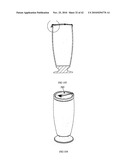 Beverage container with removable top diagram and image