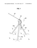 GUIDING DEVICE OF HAULING ROPE FOR TOOLS IN BOREHOLE diagram and image