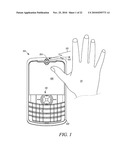 ELECTRONIC DEVICE WITH SENSING ASSEMBLY AND METHOD FOR INTERPRETING OFFSET GESTURES diagram and image