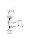 METHOD OF OPERATING A PORTABLE TERMINAL AND PORTABLE TERMINAL SUPPORTING THE SAME diagram and image