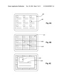 HAND-HELD DEVICE WITH ANCILLARY TOUCH ACTIVATED TRANSFORMATION OF ACTIVE ELEMENT diagram and image