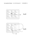 HAND-HELD DEVICE WITH ANCILLARY TOUCH ACTIVATED TRANSFORMATION OF ACTIVE ELEMENT diagram and image