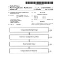 Methods and Systems for Setting a Backlight Level diagram and image