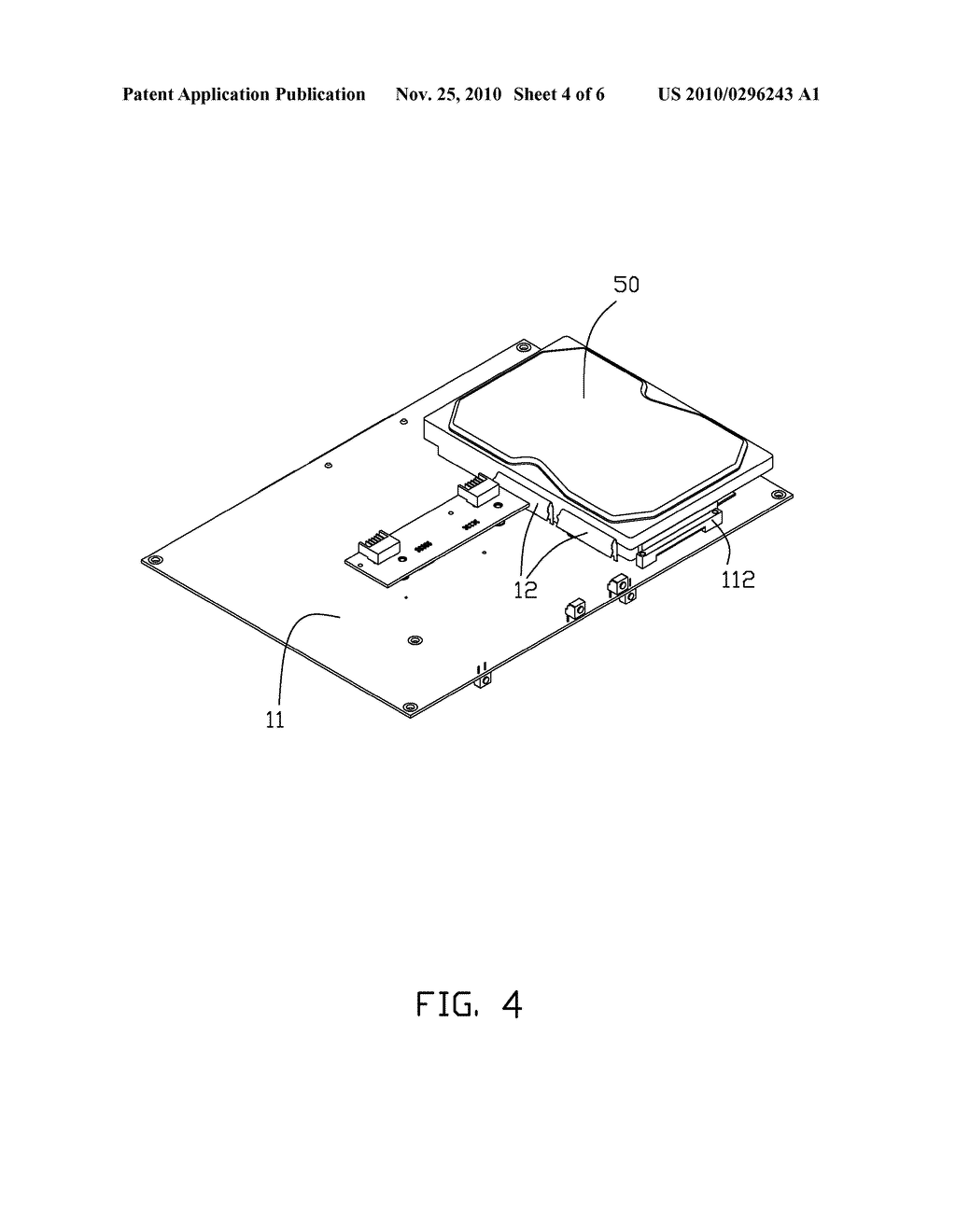 HARD DISK DRIVE FASTENING STRUCTURE AND ELECTRONIC DEVICE EMPLOYING THE SAME - diagram, schematic, and image 05