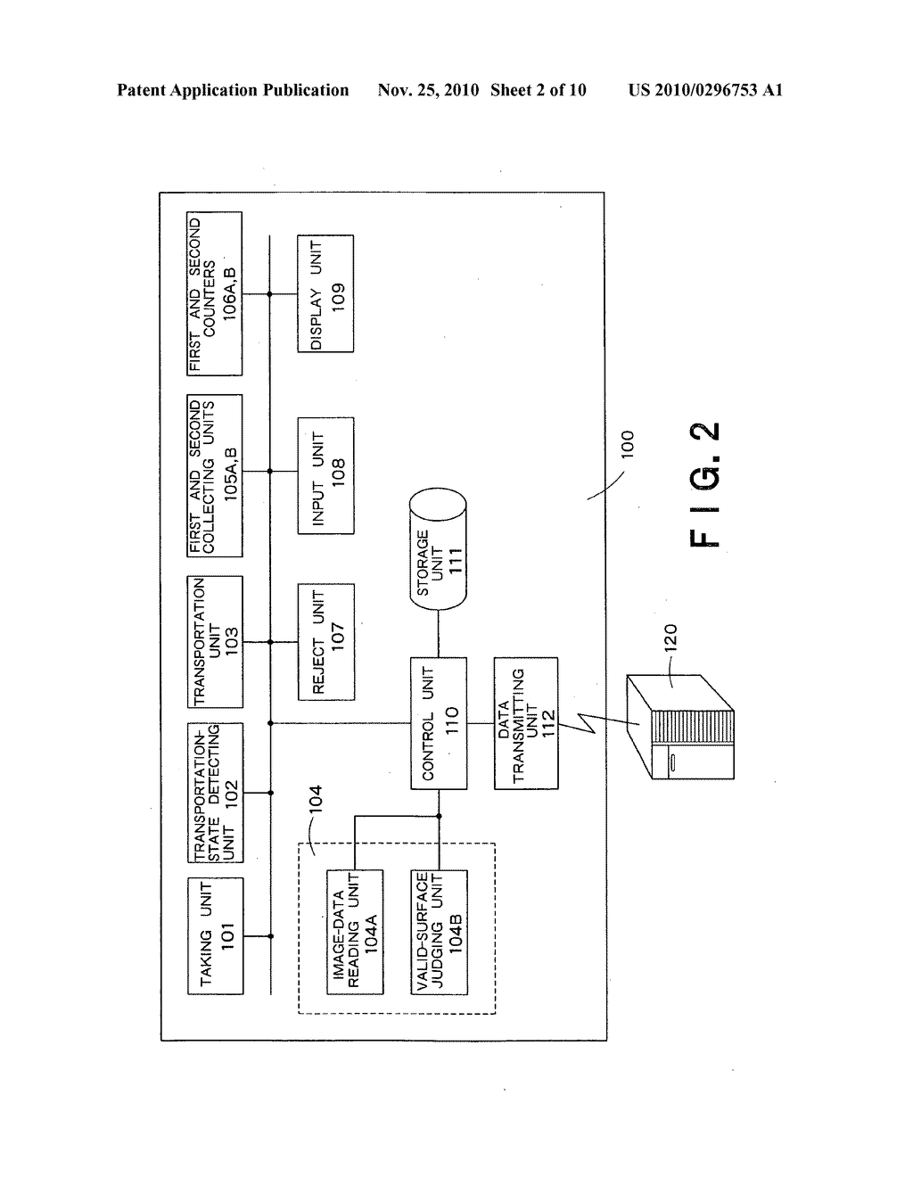 BAR-CODE TICKET PROCESSING APPARATUS AND METHOD OF CONTROLLING BAR-CODE TICKET PROCESSING APPARATUS - diagram, schematic, and image 03