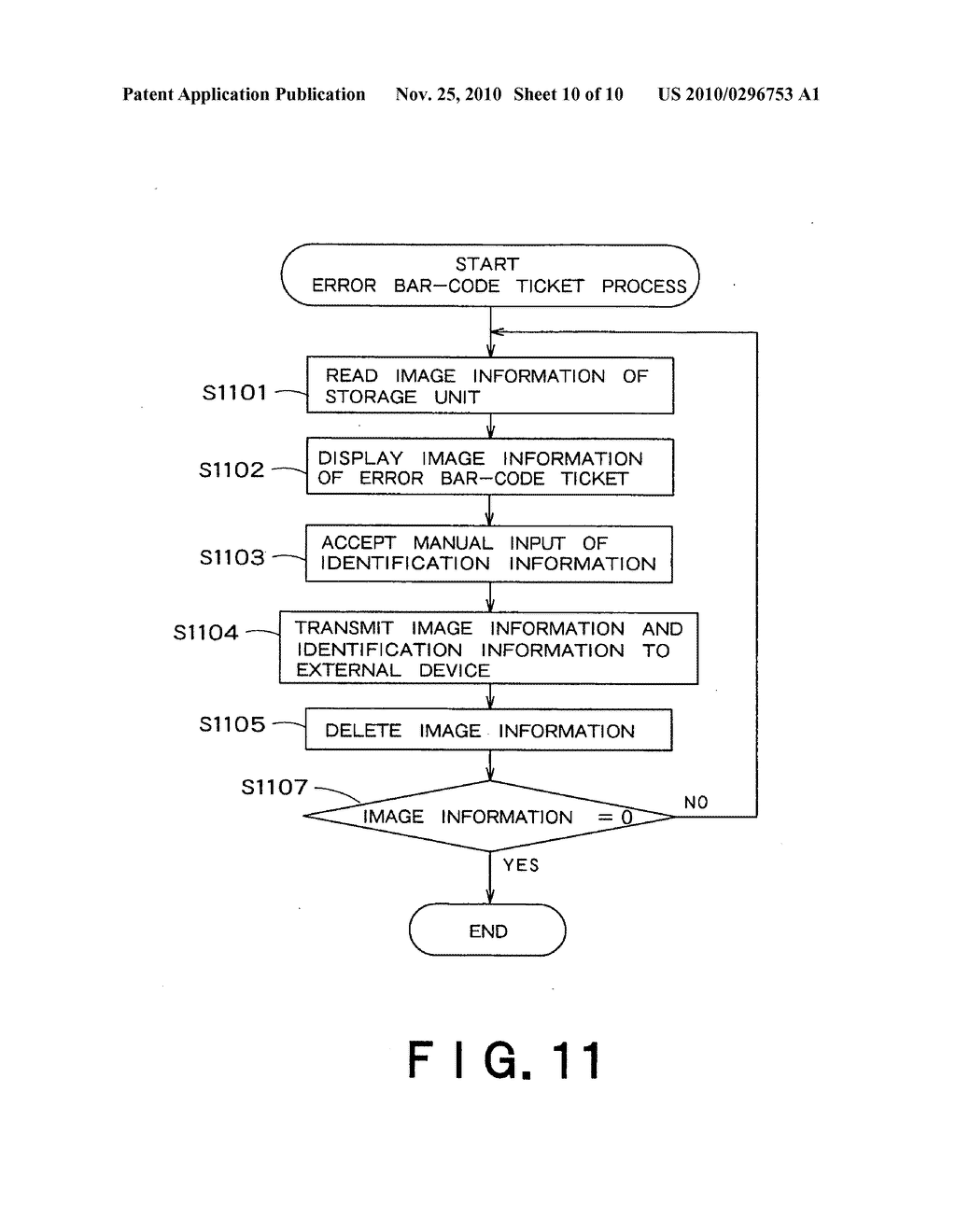 BAR-CODE TICKET PROCESSING APPARATUS AND METHOD OF CONTROLLING BAR-CODE TICKET PROCESSING APPARATUS - diagram, schematic, and image 11