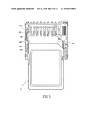 Card connector capable of detecting card entry diagram and image