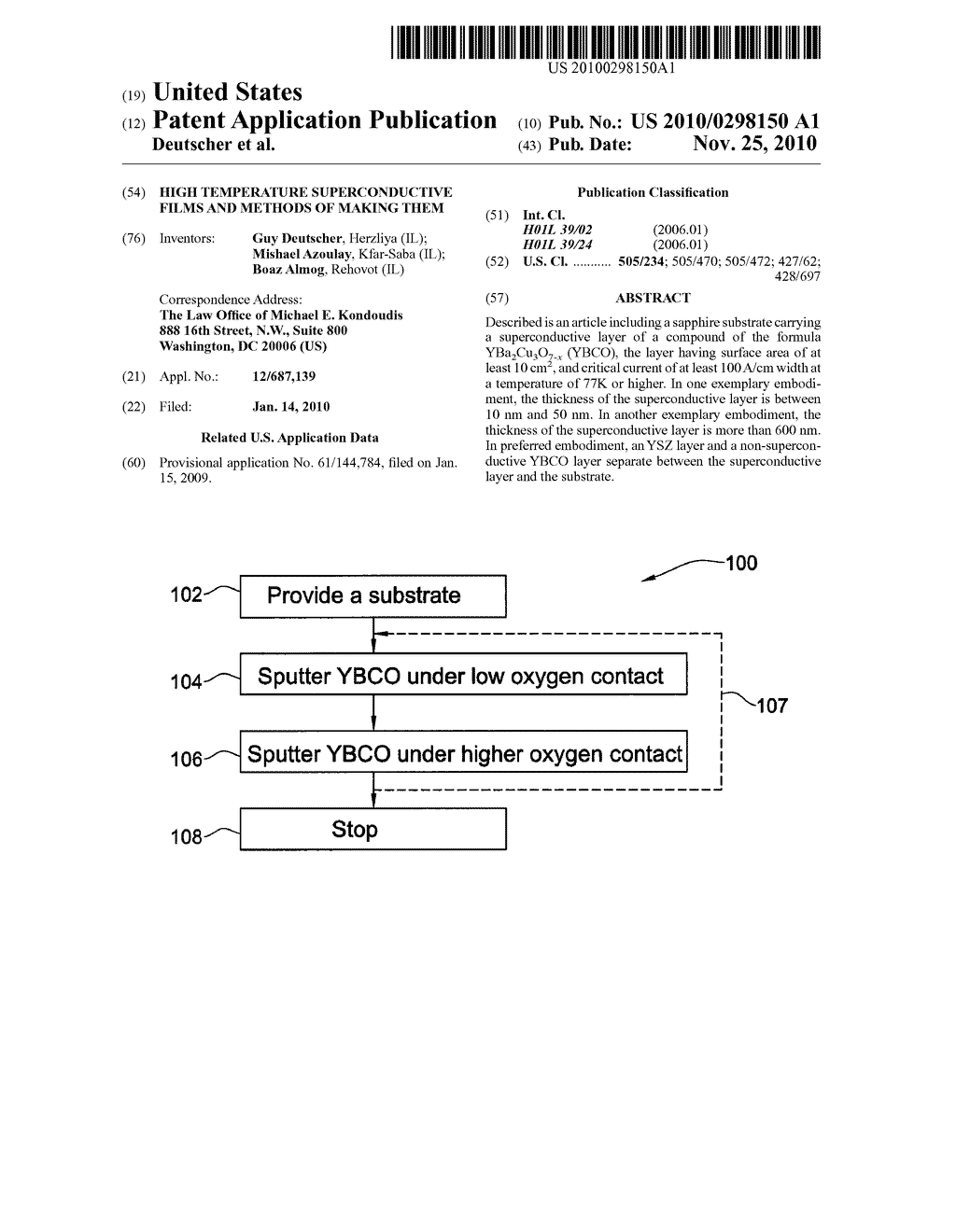 HIGH TEMPERATURE SUPERCONDUCTIVE FILMS AND METHODS OF MAKING THEM - diagram, schematic, and image 01