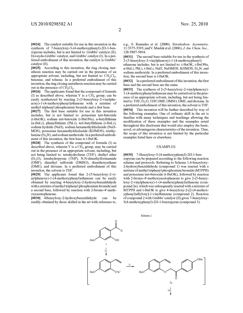 Intermediate Compounds and Processes for the Preparation of 7-benzyloxy-3-(4-methoxyphenyl)-2H-1-benzopyran - diagram, schematic, and image 03