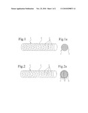 SURGICAL SUTURE MATERIAL WITH ANCHORING ELEMENTS diagram and image