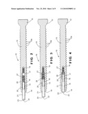 PEDICLE SCREW ASSEMBLY HAVING A RETRACTABLE SCREW TIP FOR FACILITATING THE SECUREMENT OF THE PEDICLE SCREW ASSEMBLY TO A SPINAL VERTEBRA diagram and image