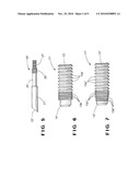 PEDICLE SCREW ASSEMBLY HAVING A RETRACTABLE SCREW TIP FOR FACILITATING THE SECUREMENT OF THE PEDICLE SCREW ASSEMBLY TO A SPINAL VERTEBRA diagram and image