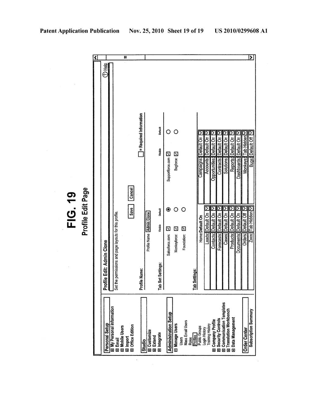 SYSTEMS AND METHODS FOR IMPLEMENTING MULTI-APPLICATION TABS AND TAB SETS - diagram, schematic, and image 20