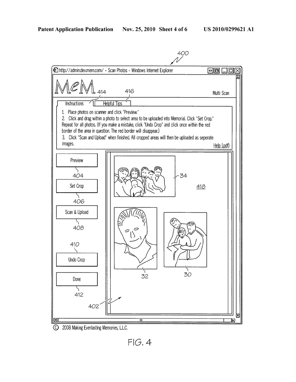 System and Method for Extracting a Plurality of Images from a Single Scan - diagram, schematic, and image 05