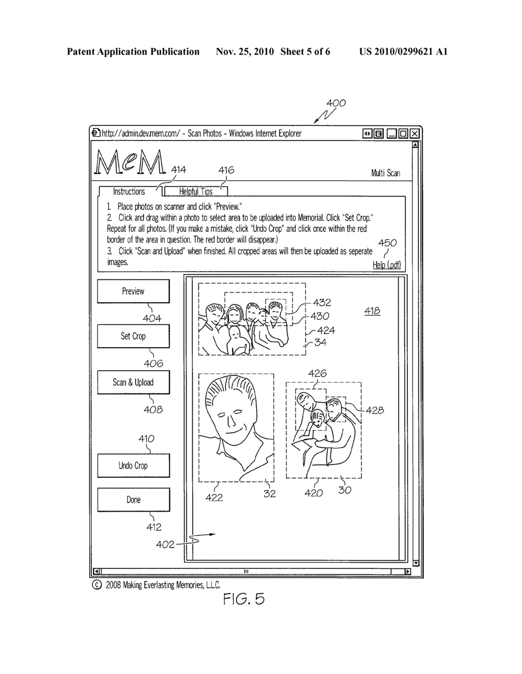 System and Method for Extracting a Plurality of Images from a Single Scan - diagram, schematic, and image 06