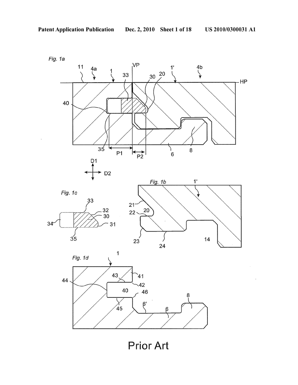 MECHANICAL LOCKING OF FLOOR PANELS WITH A FLEXIBLE BRISTLE TONGUE - diagram, schematic, and image 02