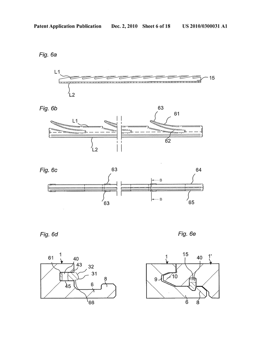 MECHANICAL LOCKING OF FLOOR PANELS WITH A FLEXIBLE BRISTLE TONGUE - diagram, schematic, and image 07