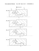 MECHANICAL LOCKING OF FLOOR PANELS WITH A FLEXIBLE BRISTLE TONGUE diagram and image