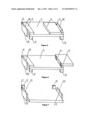 COMPUTER DESK WITH A DRAWER CONNECTED WITH ELBOW SUPPORT BOARDS diagram and image