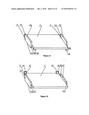 COMPUTER DESK WITH A DRAWER CONNECTED WITH ELBOW SUPPORT BOARDS diagram and image