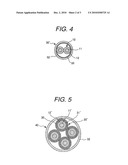 ELECTRIC-WIRE CABLE EQUIPPED WITH FOAMED INSULATOR diagram and image