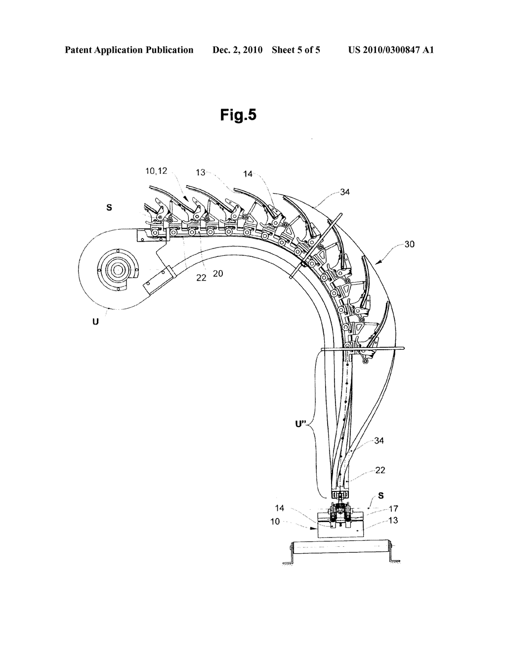DEVICE AND METHOD FOR CONVEYING AND SIMULTANEOUSLY STABILISING FLEXIBLE, TWO-DIMENSIONAL OBJECTS - diagram, schematic, and image 06