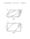 RIGID HOLDING CONTAINER WITH BREACHABLE PERIMETER BUBBLE diagram and image