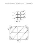 RIGID HOLDING CONTAINER WITH BREACHABLE PERIMETER BUBBLE diagram and image