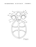 Auxiliary golf club holder diagram and image