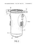 FILTER WITH QUICK ATTACHMENT FEATURES diagram and image