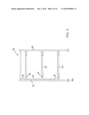 Modular utility rack diagram and image