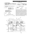 Device for continuous reeling of a pulp web diagram and image