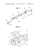 DEVICE FOR LAYING A CABLE HARNESS IN AN AIRCRAFT diagram and image