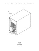 POWER SUPPLY FIXING DEVICE diagram and image