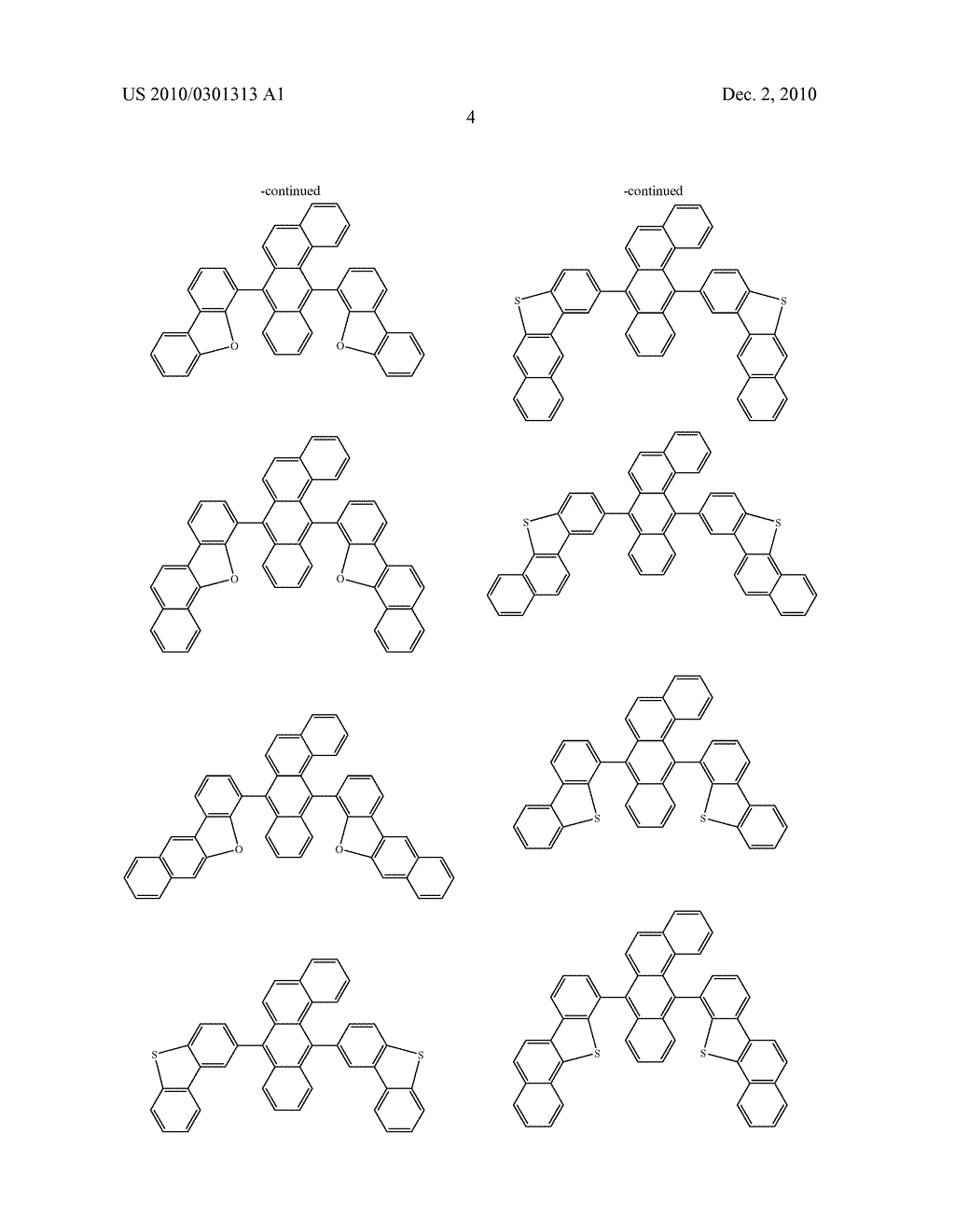 BENZANTHRACENE COMPOUND AND ORGANIC ELECTROLUMINESCENCE DEVICE USING THE SAME - diagram, schematic, and image 06