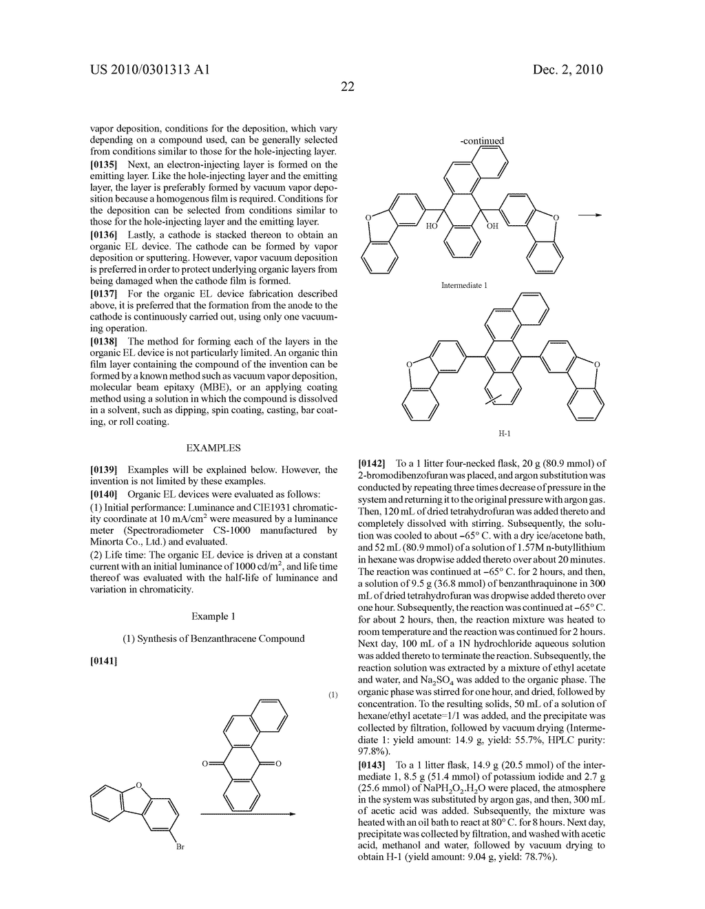 BENZANTHRACENE COMPOUND AND ORGANIC ELECTROLUMINESCENCE DEVICE USING THE SAME - diagram, schematic, and image 24