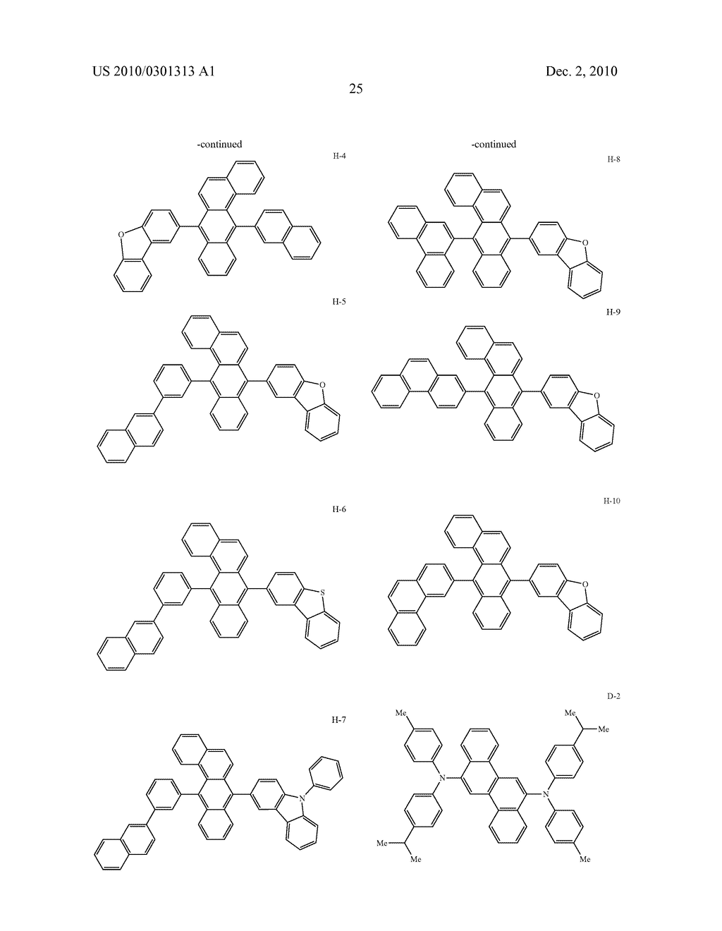 BENZANTHRACENE COMPOUND AND ORGANIC ELECTROLUMINESCENCE DEVICE USING THE SAME - diagram, schematic, and image 27