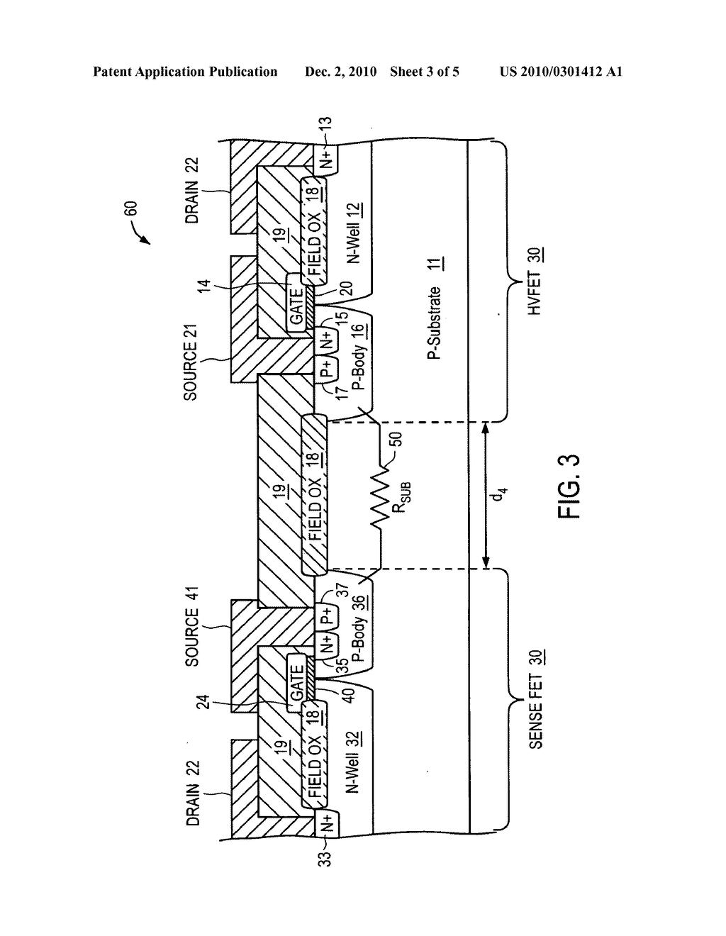 Power integrated circuit device with incorporated sense FET - diagram, schematic, and image 04