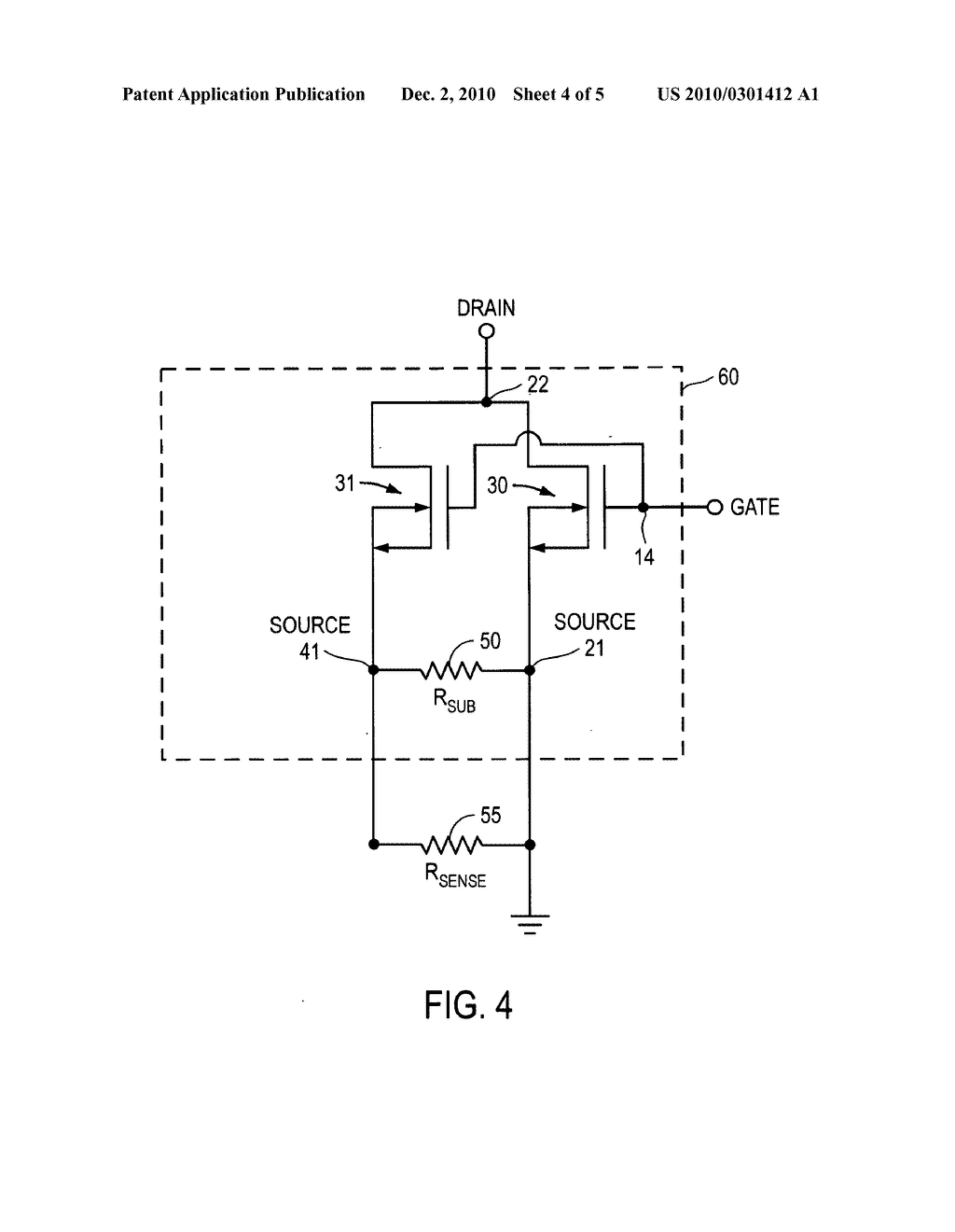 Power integrated circuit device with incorporated sense FET - diagram, schematic, and image 05