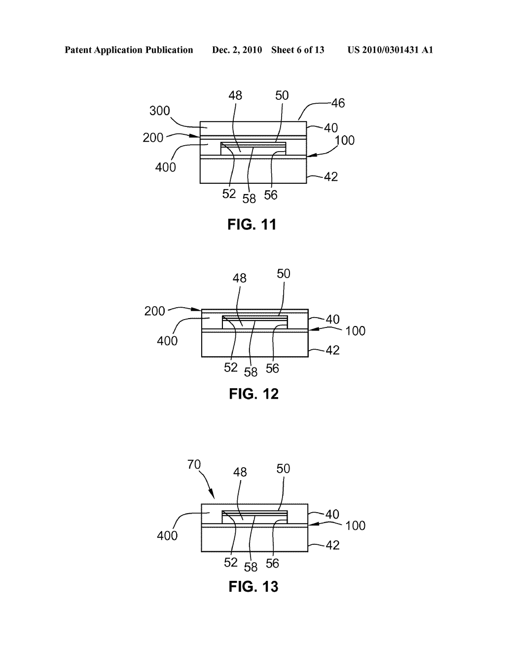THIN SEMICONDUCTOR DEVICE HAVING EMBEDDED DIE SUPPORT AND METHODS OF MAKING THE SAME - diagram, schematic, and image 07